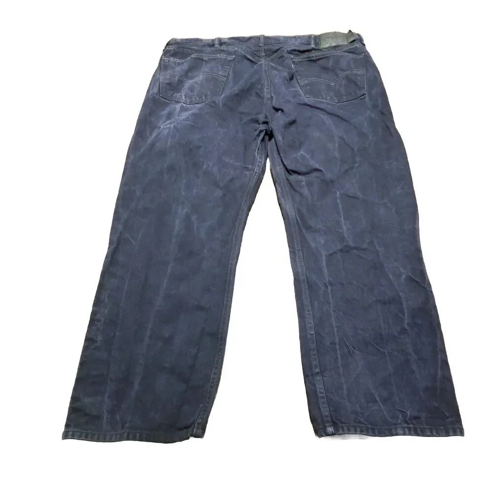 Levi's 501 XX Jeans Men Size 46x32 Indigo Blue Wash Button Fly Marbling (43x30)